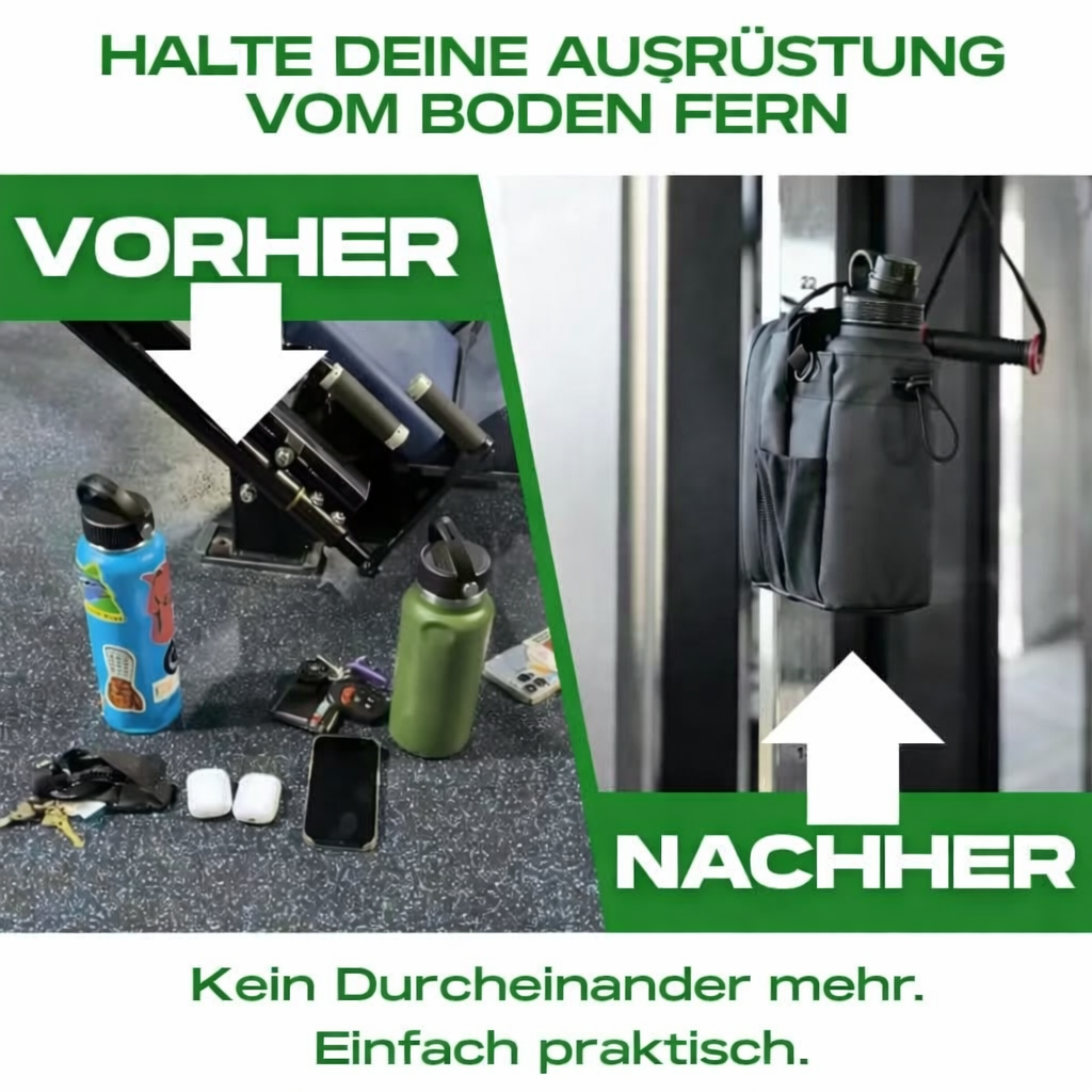 GymSnap Bottle Bag- Magnetische Fitness Tasche