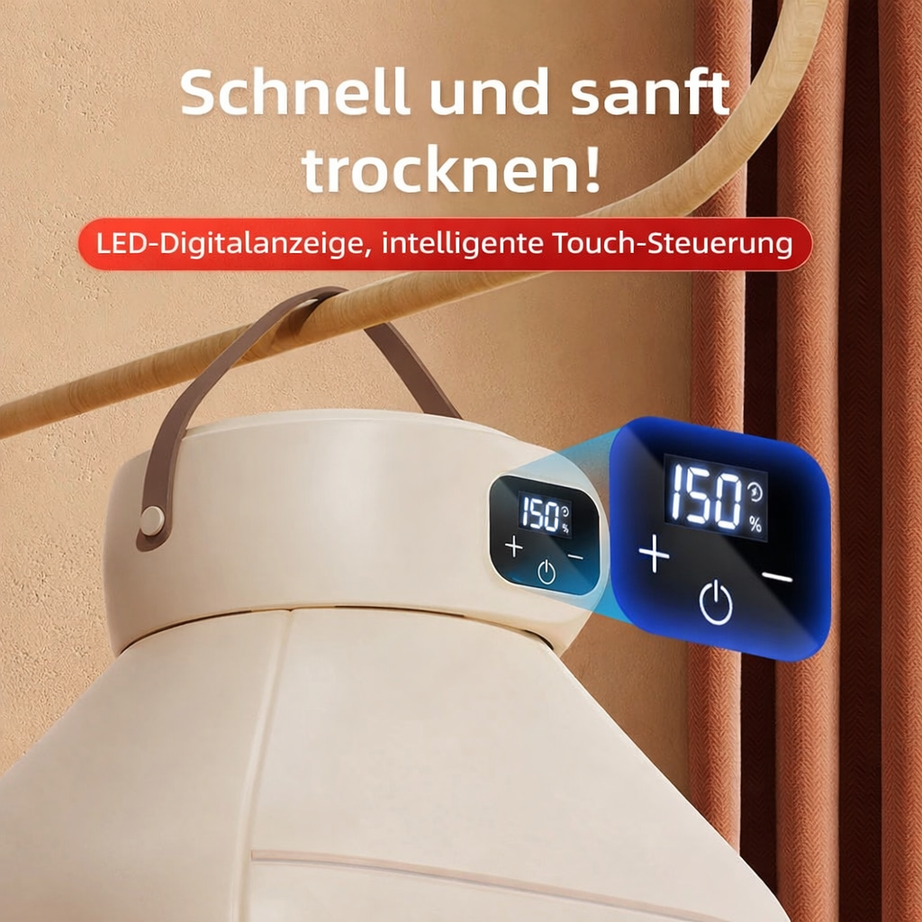 AirFold Pro- Tragbarer Kleidertrockner