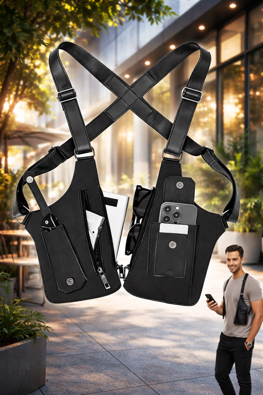 Anti-Diebstahl Brust- & Achseltasche